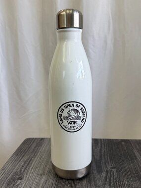 Vans US Open of Surfing 2020 Huntington Beach Insulated Water Bottle White